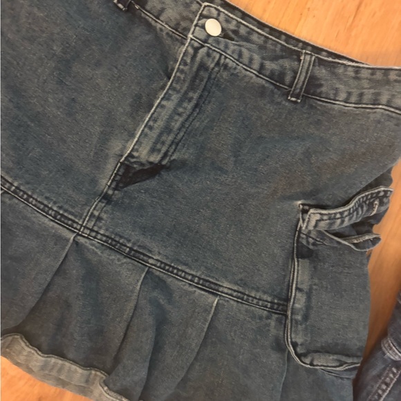 Denim Skirt and Shorts Set. 3 pairs - Picture 7 of 7